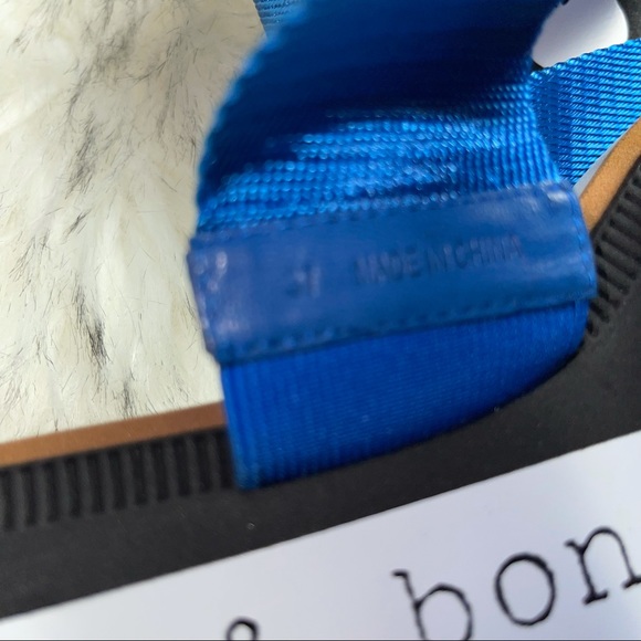 New Rag and Bone Mila slide sandal blue NWOT - Picture 4 of 7